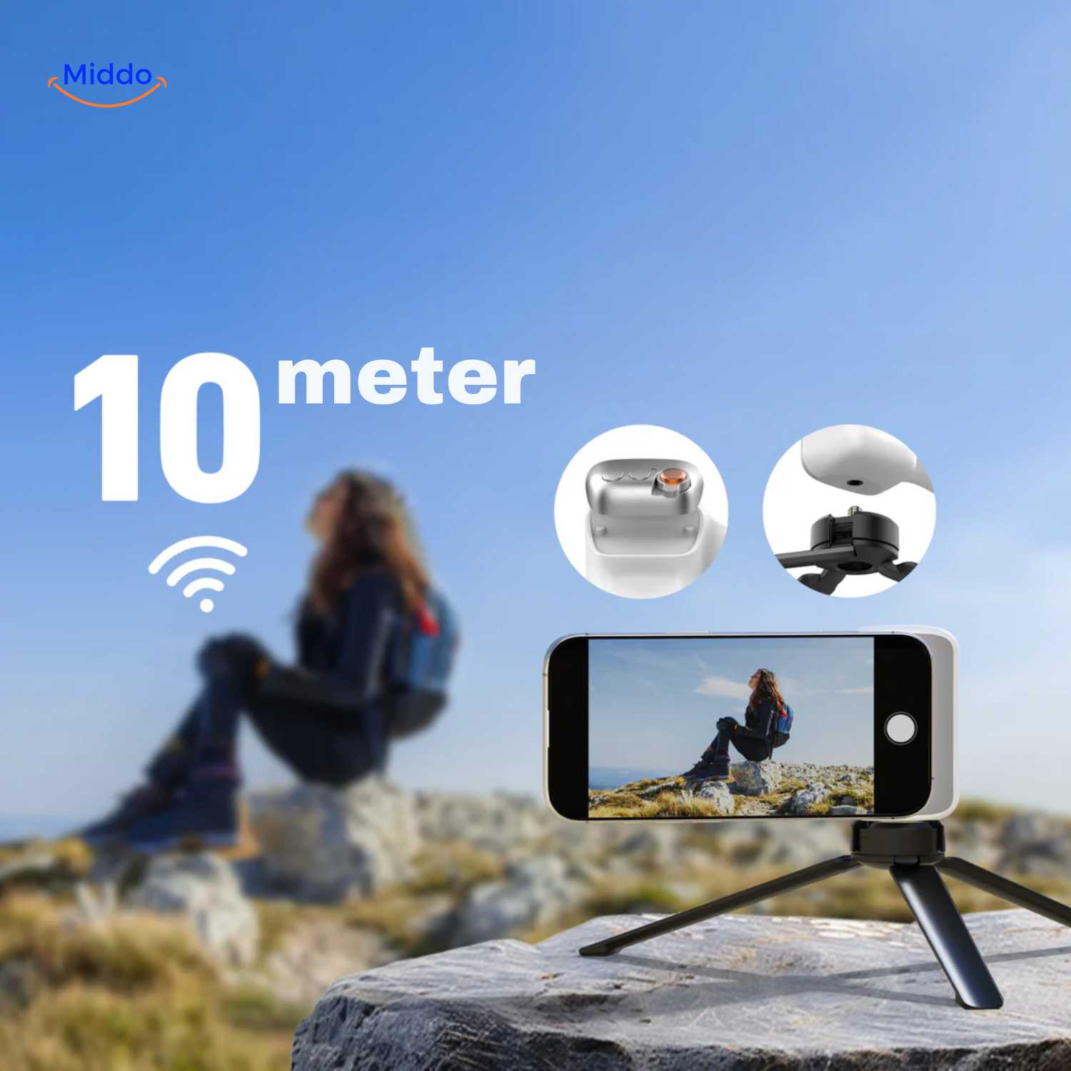 maggrip Griff kabellose Fernbedienung mit 10 Meter Reichweite www.middo.nl
