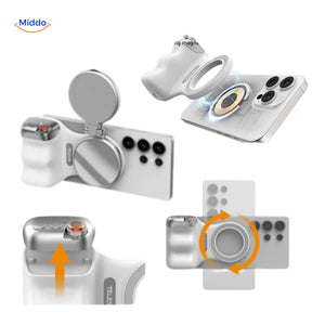 Maggrip Handgriff, magnetische Halterung und 360-Grad-Drehfunktion www.middo.de