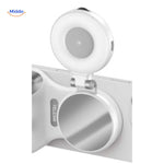 maggrip griff mit beleuchtendem Ring und Spiegel zur Selfie-Unterstützung www.middo.nl