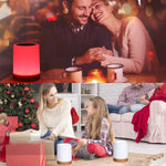 Gemütliche Nachtlampe für das Weihnachtsfest und romantische Dates