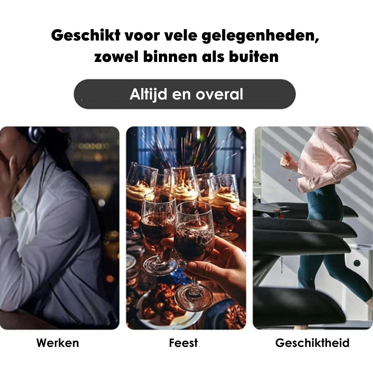 Menschen, die Postura™ während verschiedener Aktivitäten tragen