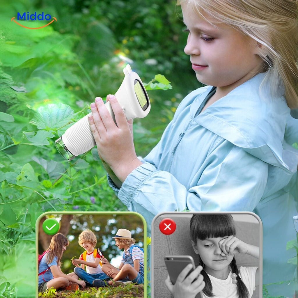 Mikroskop Kinder 1000x Vergrößerung 2MP Pixel middo.nl