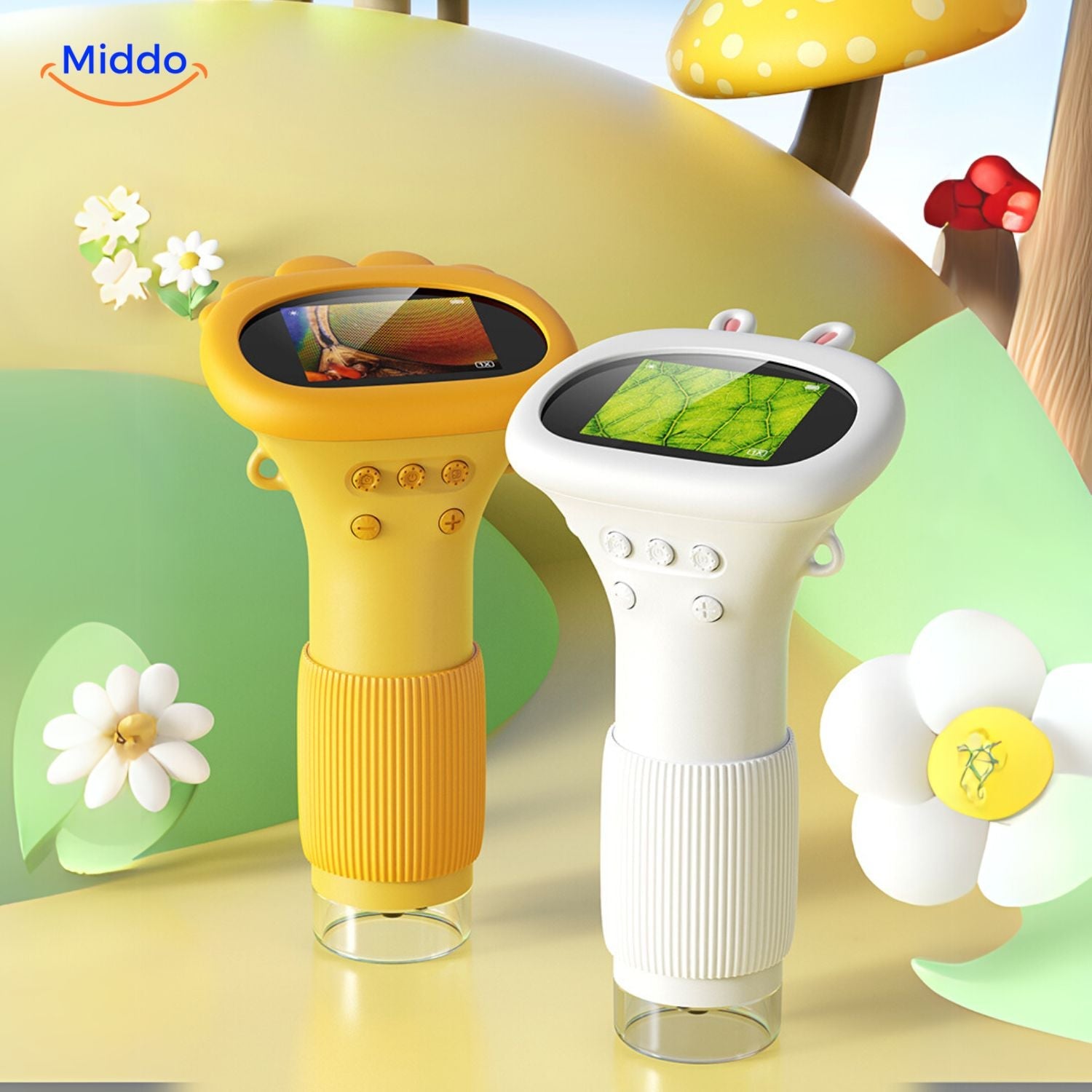 Mikroskop Kinder handliches Design für kleine Hände middo.nl