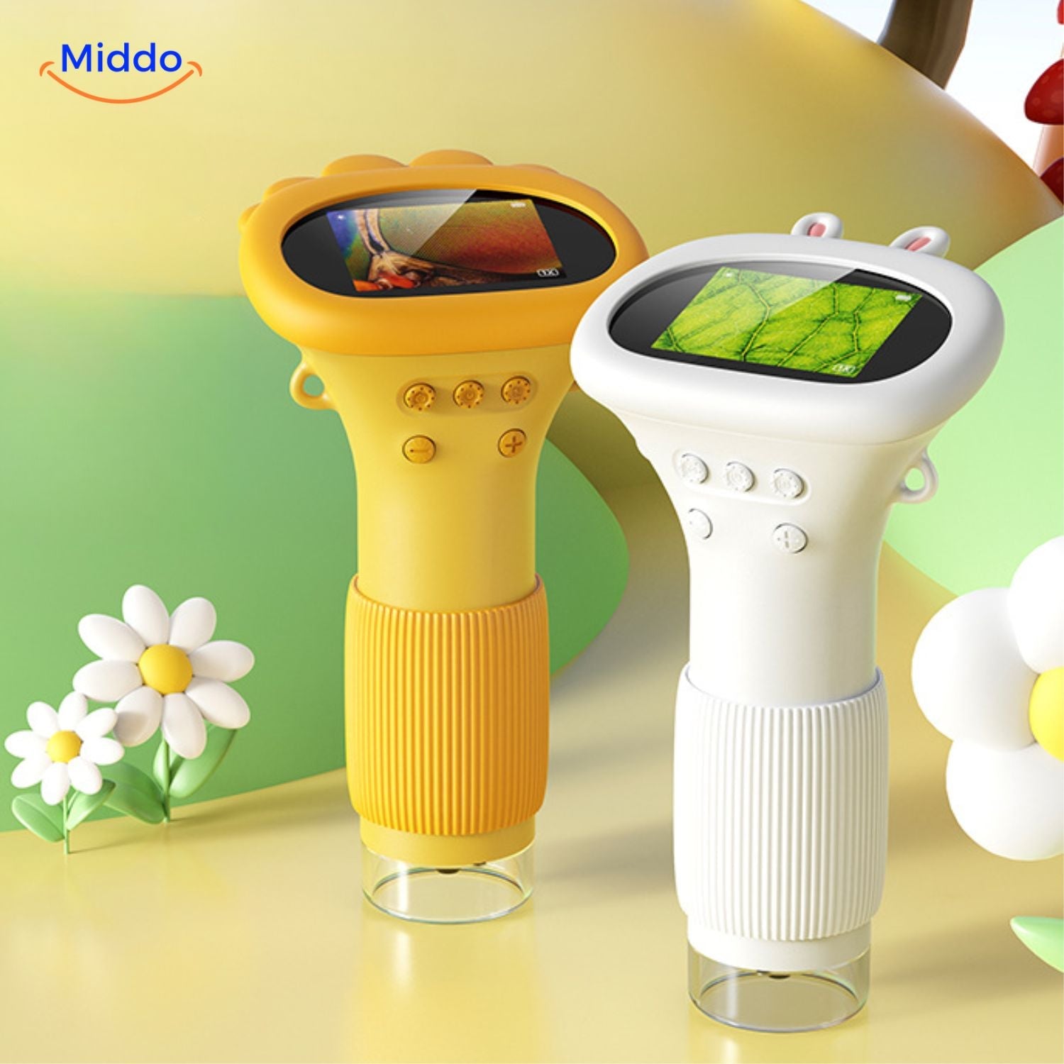 Mikroskop Kinder niedliches Tierdesign farbenfrohe Optionen middo.nl
