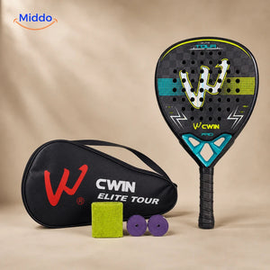 ProStrike Padelschläger: Schläger mit Tasche, Overgrip und Zubehör.