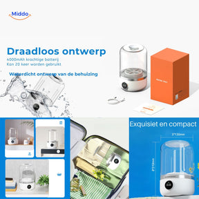 MiniWash Pro kabelloses Design mit leistungsstarkem Akku