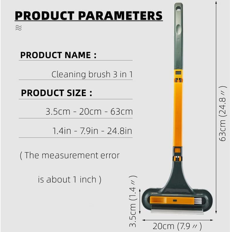 Multibrush Produktparameter und Abmessungen in einer Übersicht.