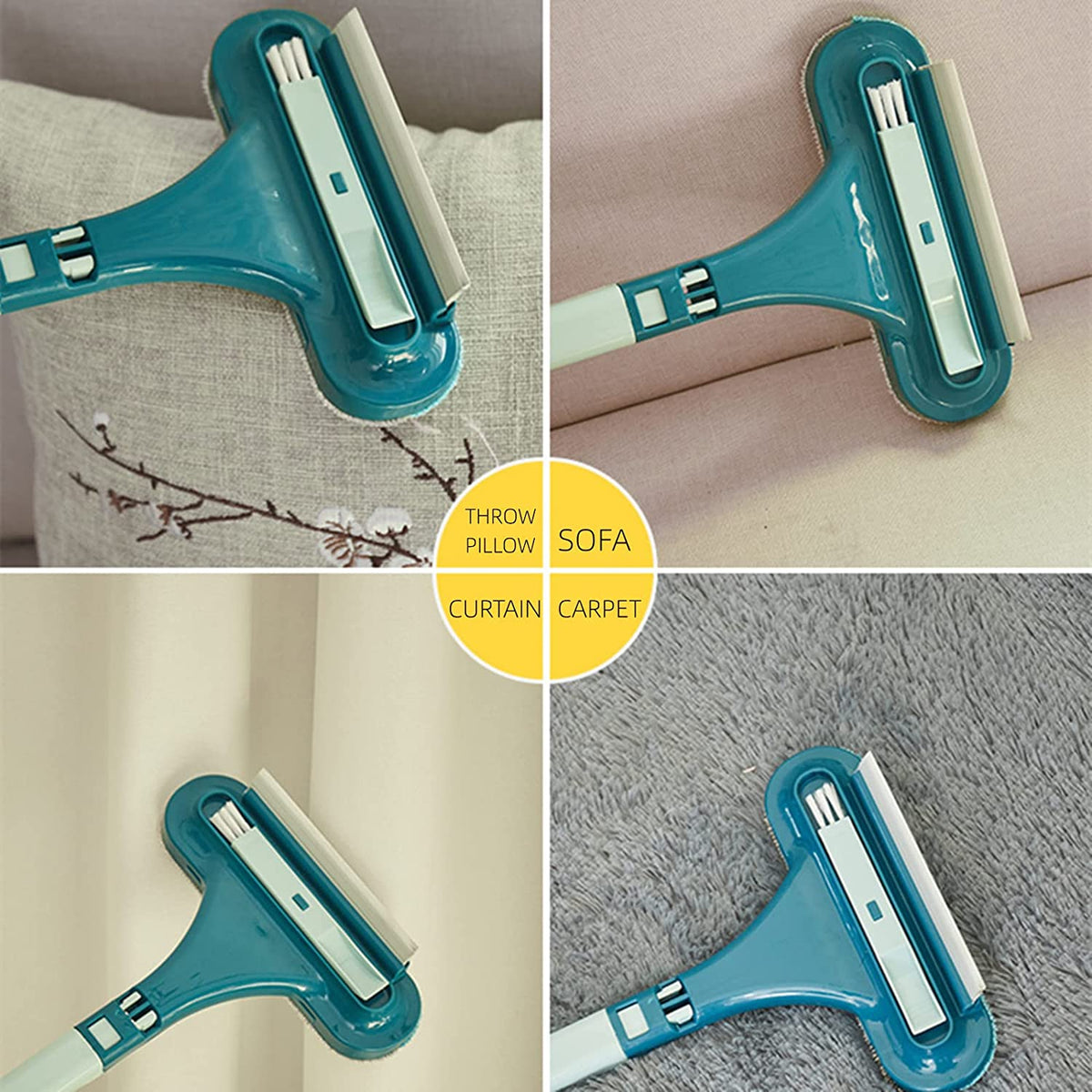 Multibrush wird auf Kissen, Vorhängen, Teppichen und Sofas verwendet