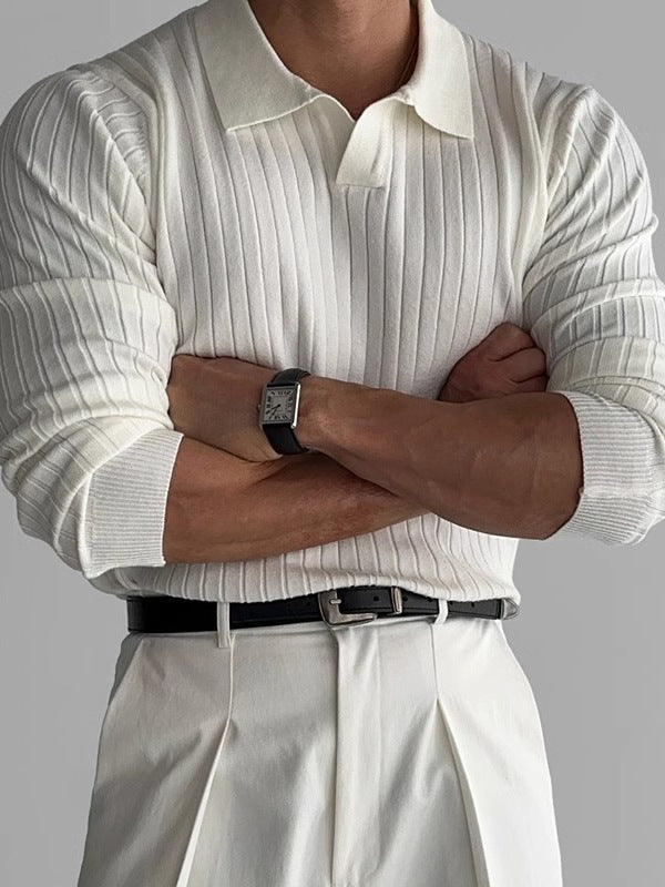 MuscleFit Polo Pullover - Stilvoll, Komfortabel und die perfekte Passform – Ansicht 1