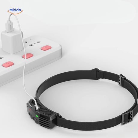 Nightray Kopflampe, USB aufladbar – Design von www.middo.de