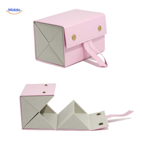 Optigarde Brillenetui Rosa 4 Fächer Kompakter Brillenhalter