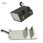 optigarde Brillenköcher schwarz 2 Fächer Reisebrillenköcher www.middo.nl