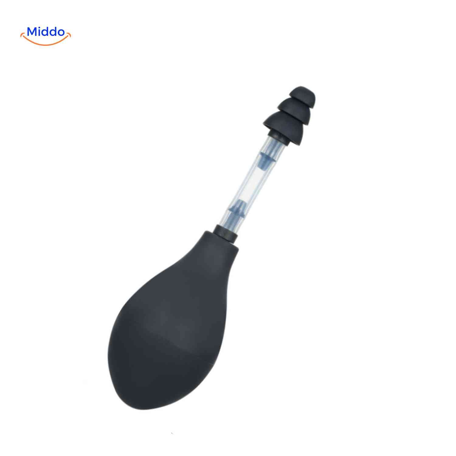 otorelief Druckgerät Produktfoto schwarz Modell www.middo.nl