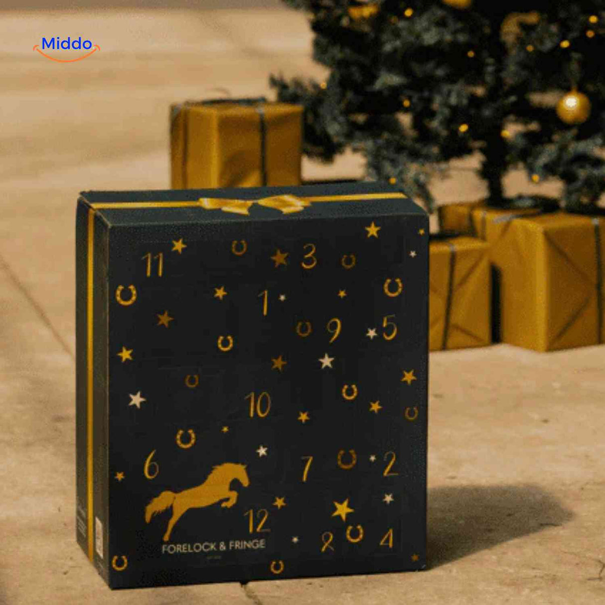 Pferde Adventskalender Box mit 24 Fächern