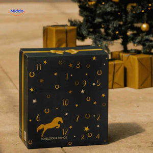 Pferde Adventskalender Box mit 24 Fächern