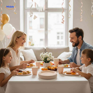 PartyLux Tellerset Party Tisch Geschirrset familie Geburtstag www.middo.de