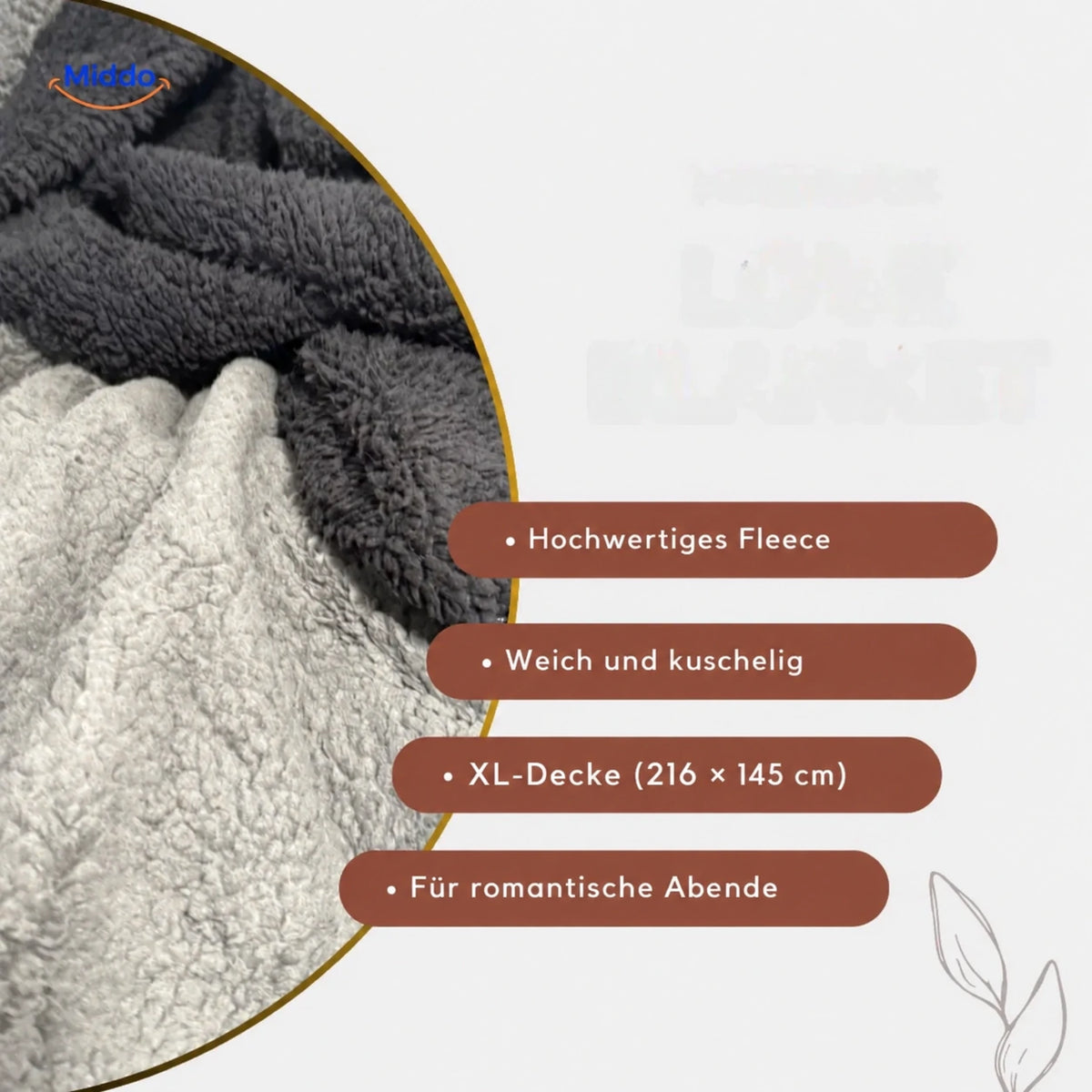 Wasserdichte PawGuard XL-Decke aus weichem Fleece, 216 × 145 cm.