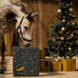 Pferde Adventskalender mit Pferd und Weihnachtsbaum