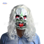 Phantomix Maske – Monsterliches Totenschädel-Maske mit hervorstehenden Augen und weißen Locken. Besuchen Sie uns auf www.middo.de!