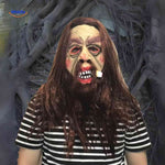 Phantomix Maske - Vernachlässigter Holzfäller-Look mit Kapsel im Mund – www.middo.de