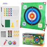 PlaySquare Golfset - Zielschießen Spielzeug für Kinder im Freien: Fußball, Golf und Darts. Entdecken Sie jetzt das perfekte Outdoor-Spielzeug auf www.middo.de!