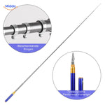 PocketPro™ Teleskop-Rute mit Schutzringen und Taschenformat.