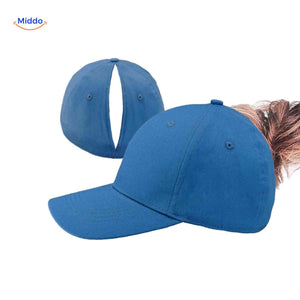 ponylite pet blaue Hochstaubkappe für Frauen Sommerstil Sport