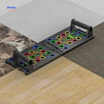 Powerfit Liegestützbrett für vier Untergründe – www.middo.de