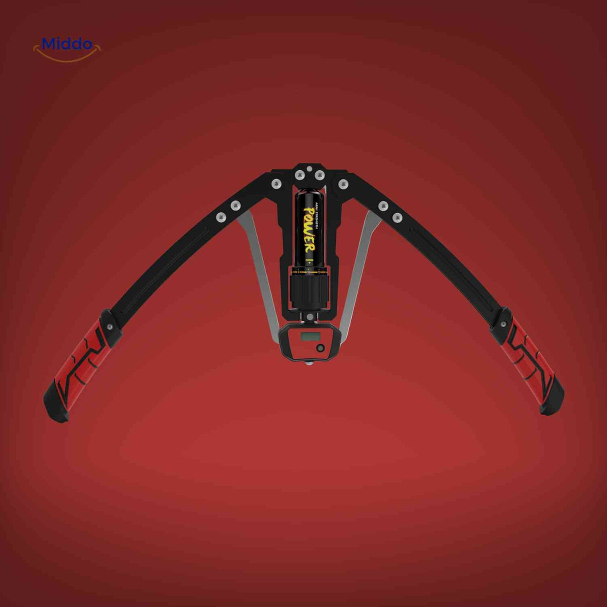 PowerFlex Arm Trainer, rote Griffe mit Zähler