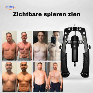 PowerFlex Arm Trainer, sichtbare Muskeln, Vorher-Nachher-Ergebnisse