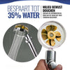 Kraftvoller Duschkopf spart bis zu 35% Wasser