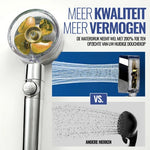 Vergelijking der Wasserdrücke zwischen Duschköpfen