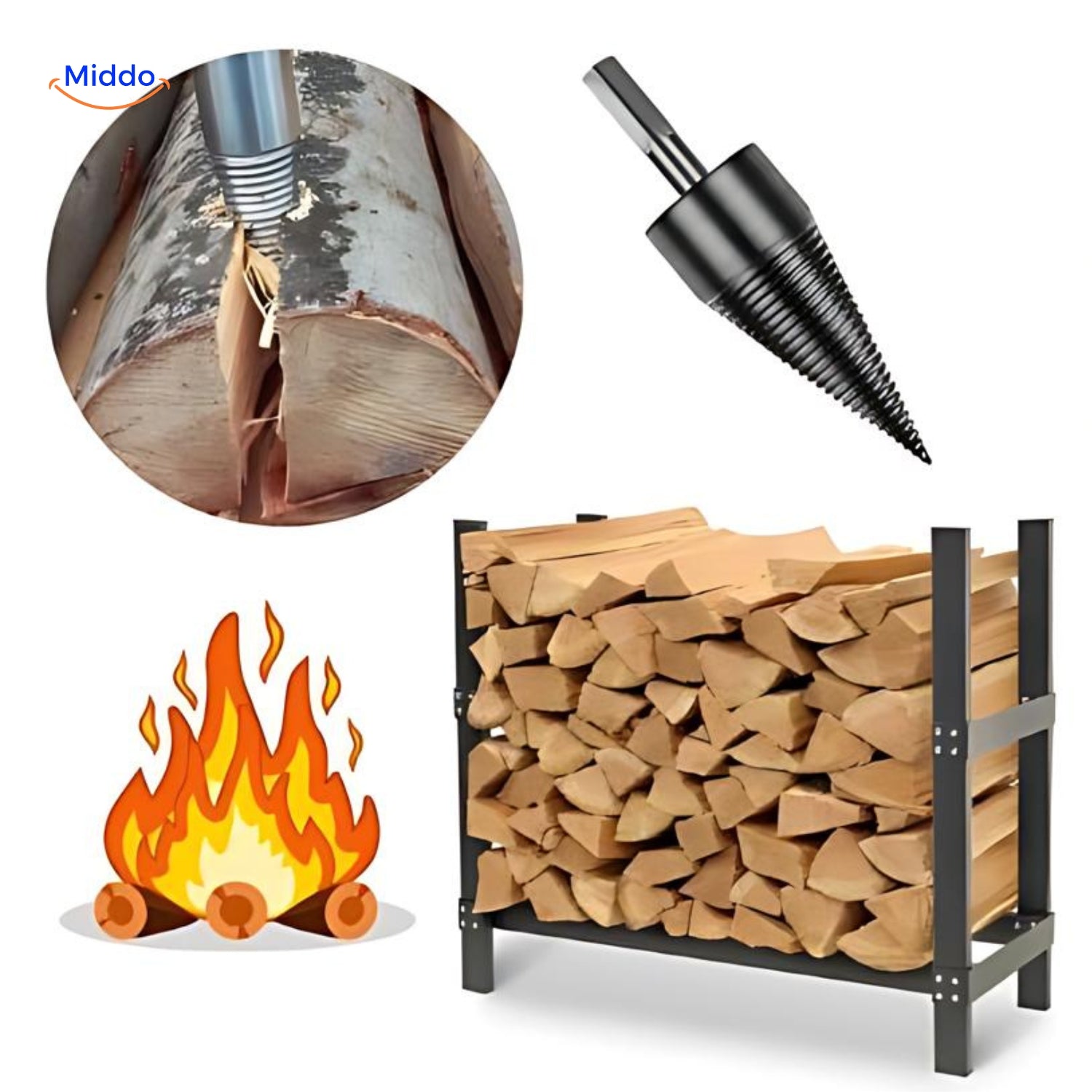 PowerSplit™ Schlagbohrmaschine für die Holzverarbeitung