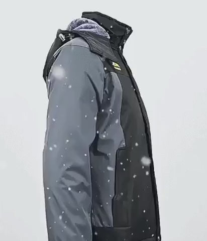 OutdoorJackets wasserdichte Outdoorjacke seitlich mit Kapuzendetail