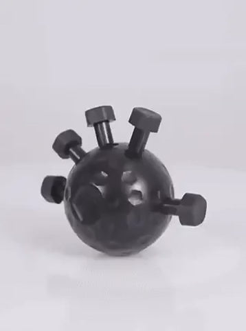 Gripflex Trainer schwarze Massageball mit Multi-Griff für das Muskeltraining