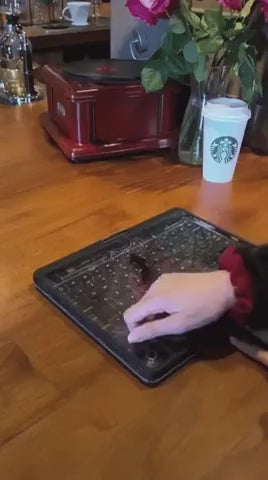 produc rotapad Tastaturhülle wasserdicht abwaschbare iPad-Hülle mit transparentem Deckel