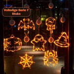 pumpkoglow lamp halloween lichtsnoer volledige set 7 stuks raamdecoratie www.middo.nl