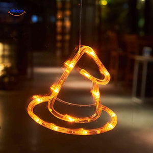 Entdecken Sie unser bezauberndes Pumpkoglow Halloween-Lichtschlauch mit einem einzigartigen Hexenhut-Design in leuchtendem Orange! Dieses LED-Raumdekor bringt festliche Stimmung in Ihr Zuhause und sorgt für einen unvergesslichen Halloween-Abend. Holen Sie sich jetzt Ihr Highlight für die gruselige Saison auf !