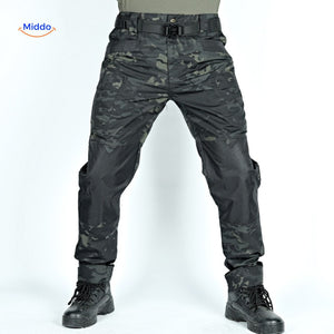 raiderprotm taktische Hose schwarz Camouflage