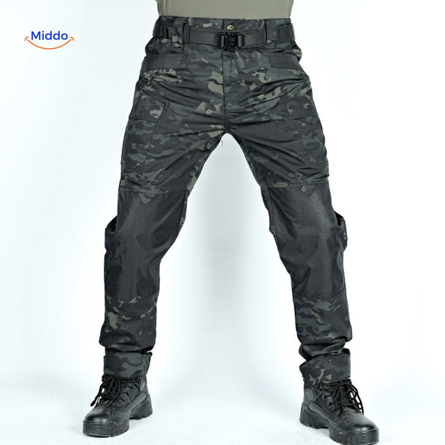 raiderprotm taktische Hose schwarz Camouflage