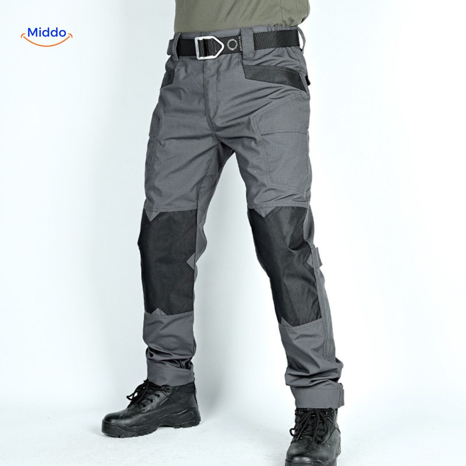 raiderprotm taktische Hose grau Seite
