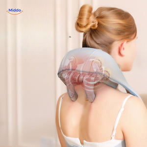 relaxpro Massagegerät grau mit transparenter Massagefunktion