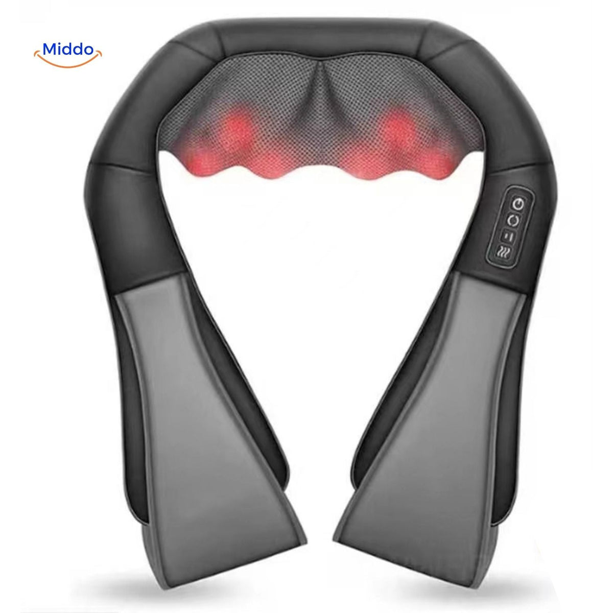 relaxpro Massagegerät mit roter Beleuchtung und modernem Design