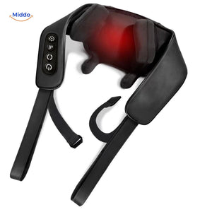 relaxpro Massagegerät schwarz mit Beleuchtung und breitem Band