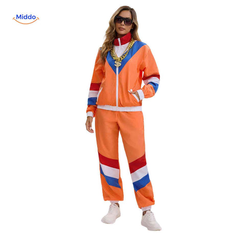 RetroVibe Set sportliches Damen-Outfit Jogginganzug stylisch www.middo.de
