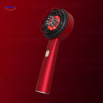 revitaglowtm kam elegantes rotes Licht Massagekamm Design