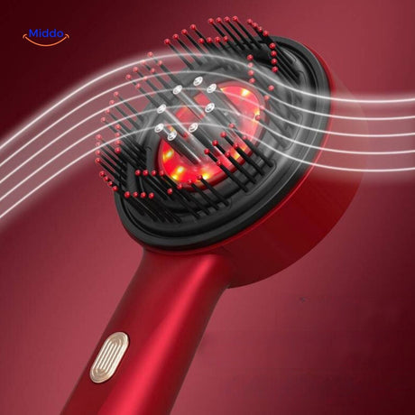 revitaglow™ Kamm für kraftvolle Rotlichtmassage mit Kopfhautstimulation