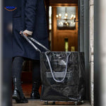 rollexa Trolleytas schwarz mit Rollen für Wohn- und Stadtgebrauch www.middo.de