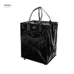 rollexa Trolley Tasche Schwarz mit Rollen Wasserdicht Faltbar www.middo.nl