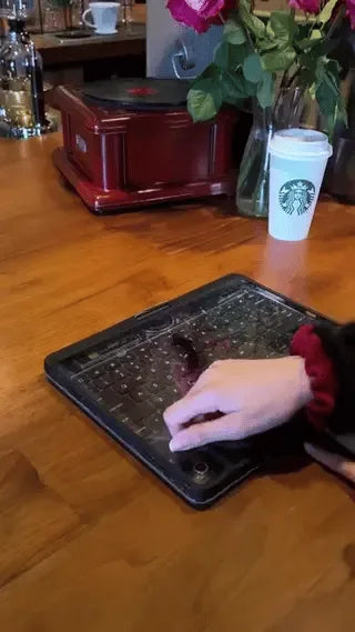 produc rotapad Tastaturhülle wasserdicht abwaschbare iPad-Hülle mit transparentem Deckel